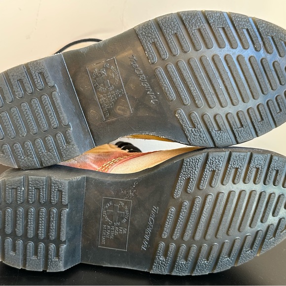 Dr Marten AW004 Castel Tie Dye Canvas Combat Boots Women's Size 6 - Picture 7 of 8